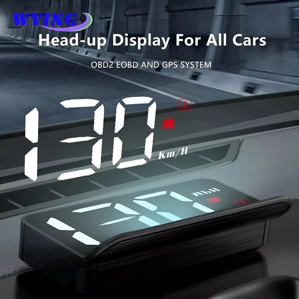M3 car OBD2 GPS head-up display projector with 4:3 screen and OBD cable