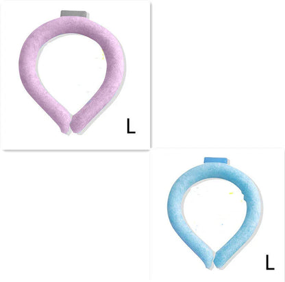 Stylish and innovative cooling neck ring made with NASA-inspired technology, available in various colors and sizes for refreshing summer comfort.