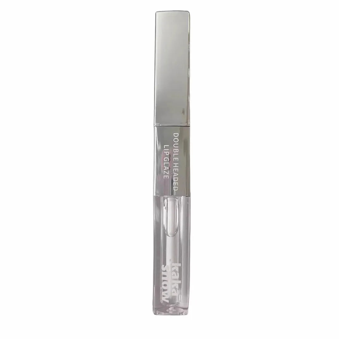 Double-ended dual-effect matte velvet lip gloss in five shades including Raspberry Sweet Peach and Candied Tomato
