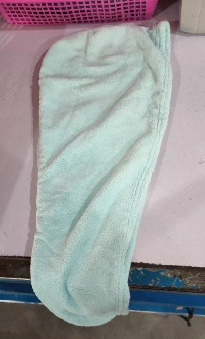 Microfiber hair dryer cap for women, 60x25cm, available in multiple colors