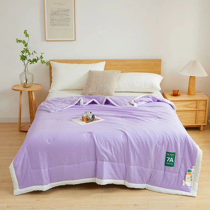 Antibacterial Raw Cotton Summer Cool Quilt in various sizes and colours