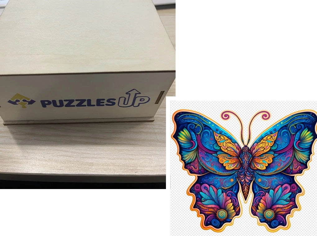 Animal Puzzle Puzzlesup A3 Size With The Box - Detailed wooden puzzle for creative minds
