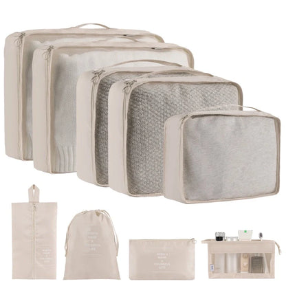 Home Fashion Simple Solid Colour Storage Bag Set in various colours