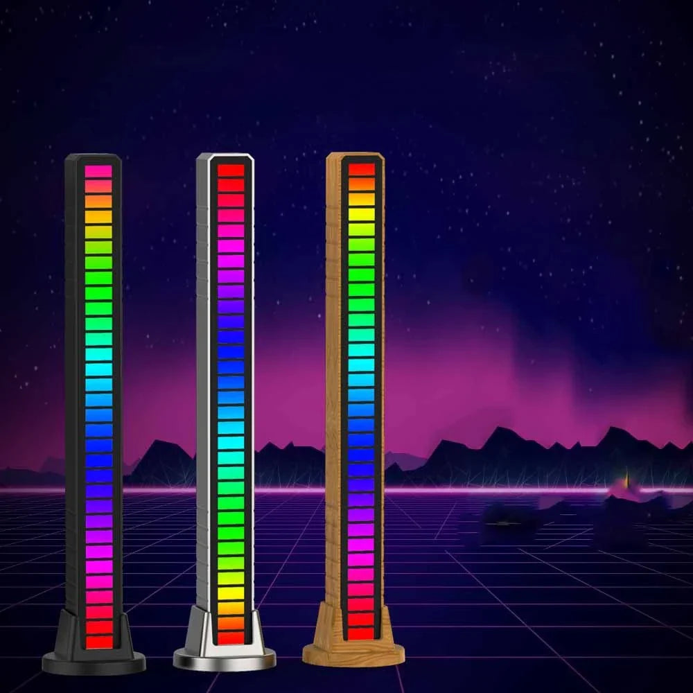 RGB Sound-Activated LED Strip Light syncing with music for vibrant parties