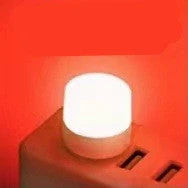 Compact USB LED night light in multiple colours for eye protection and portable use