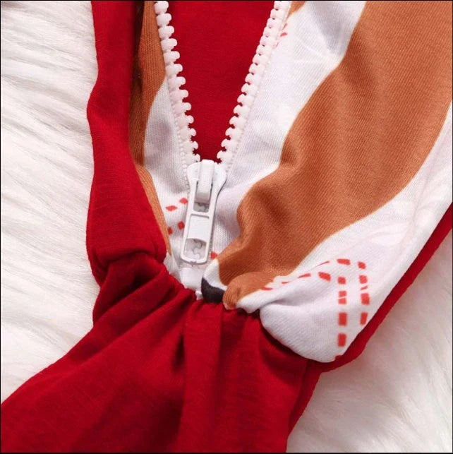 Cozy Christmas family pajamas with a cute fox print pattern, perfect for holiday celebrations and snuggling up by the fire