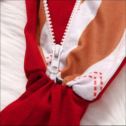 Cozy Christmas family pajamas with a cute fox print pattern, perfect for holiday celebrations and snuggling up by the fire