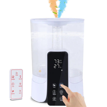 6L large-capacity humidifier with UV sterilization and remote control