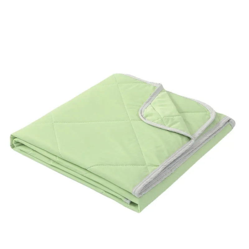 Class A Cool Silk Watermelon Quilt in cool fibre fabric with polyester filler, available in solid colours and multiple sizes