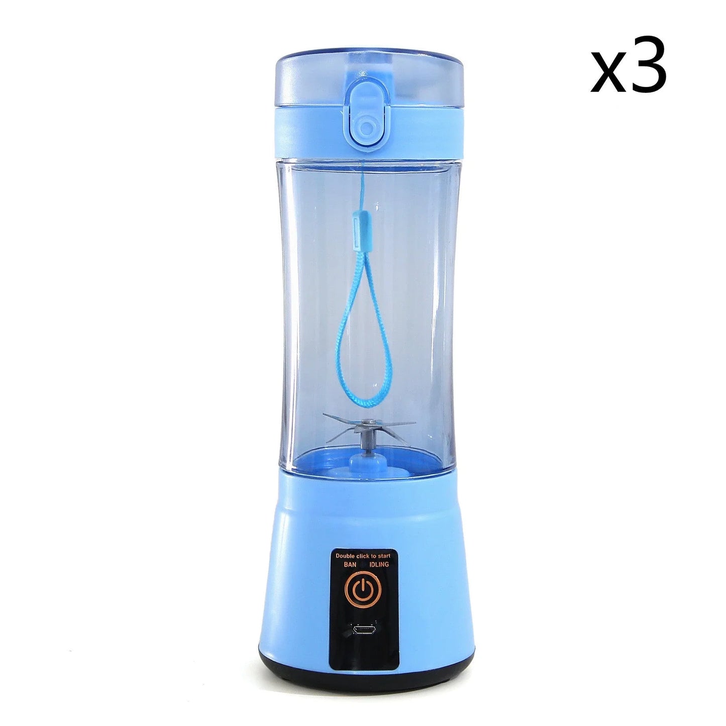 Rechargeable USB Smoothie Blender with Automatic Safety Features for Convenient, Portable Blending