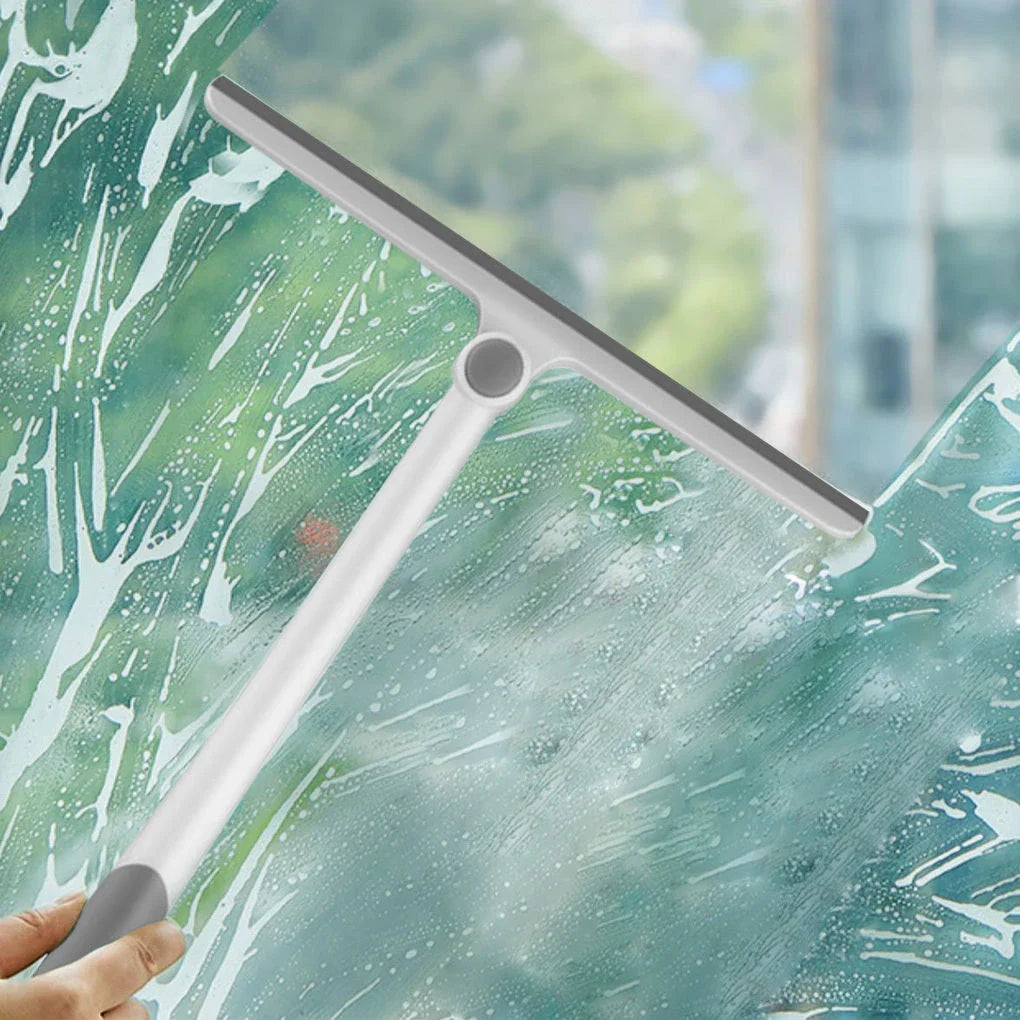 All-in-One Car Window Scraper with 360-degree rotating head and premium PP/TPR materials for effortless, streak-free cleaning