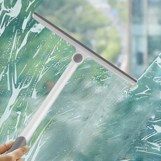 All-in-One Car Window Scraper with 360-degree rotating head and premium PP/TPR materials for effortless, streak-free cleaning