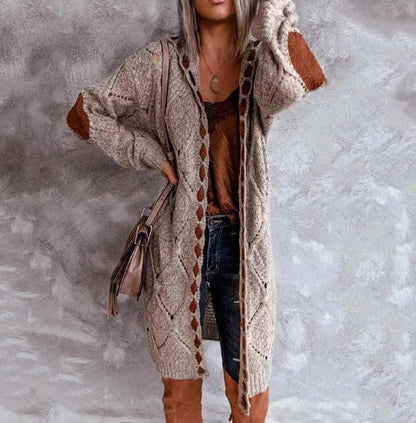 Grey knitwear sweater for winter warmth in various sizes