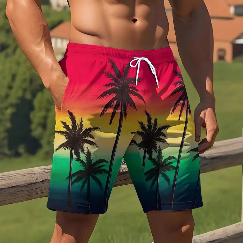 Micro-elastic quick-drying swimming trunks in polyester available in multiple colours and sizes
