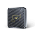 Wireless CarPlay box USB adapter in gold finish for factory car radios with Android Auto support