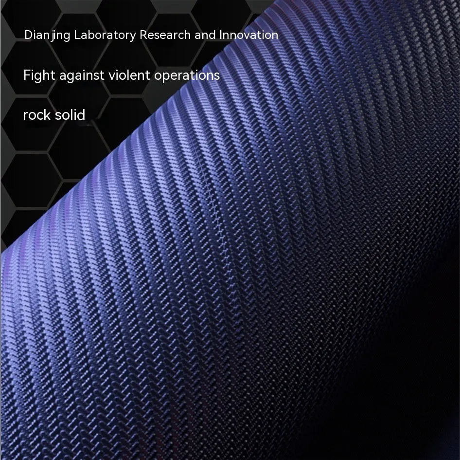 Black mech style gaming mouse mat with TYPC interface, 300x800mm dimensions on natural rubber base