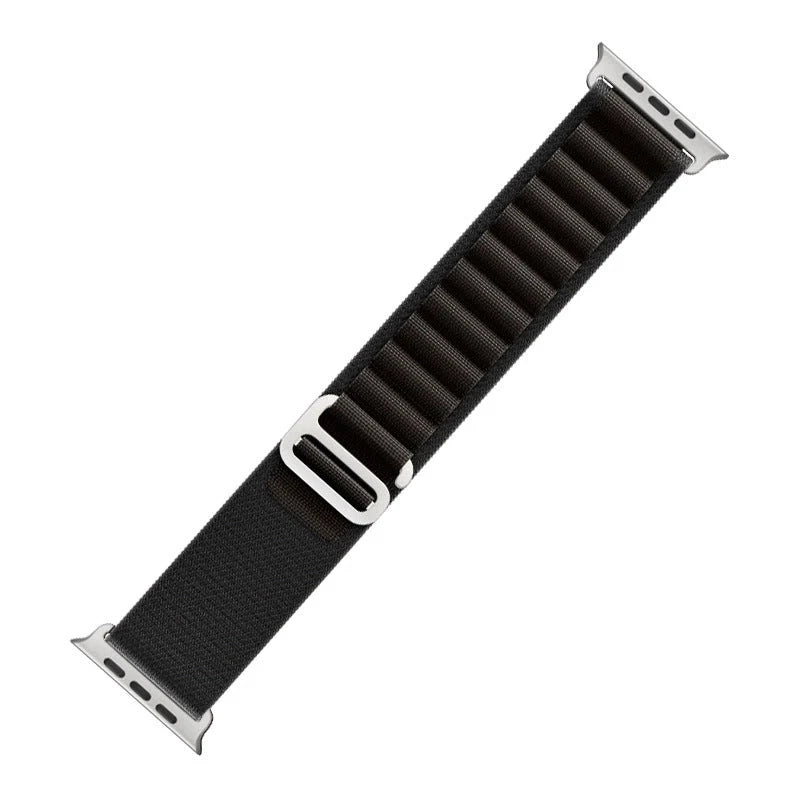 Apple Watch nylon strap with metal tips in various colours