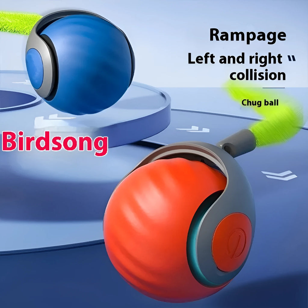 Bite-resistant ABS pet toy ball for cats in sky blue colour with funny design