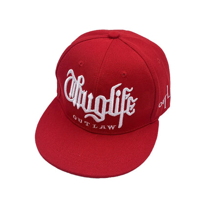 Embroidered two-tone street hip hop hat in various colors
