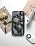 Solid colour meteorite pattern TPU phone case for Apple iPhone with electroplating finish in Antique White, Black, Wine Red