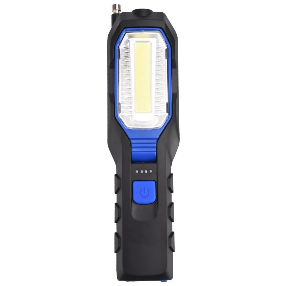 COB Strong Searchlight Rechargeable LED Portable Multi-function Auto Repair Light with 300m range