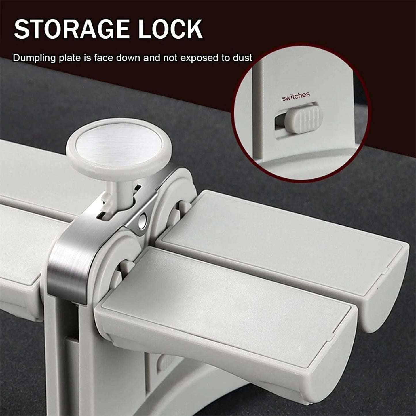 Double head dumpling mould for quick and easy dumpling making