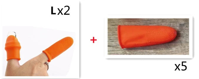 Silicone Finger Guard for Safe and Efficient Vegetable Harvesting with Sharp Curved Blade and Comfortable Grip