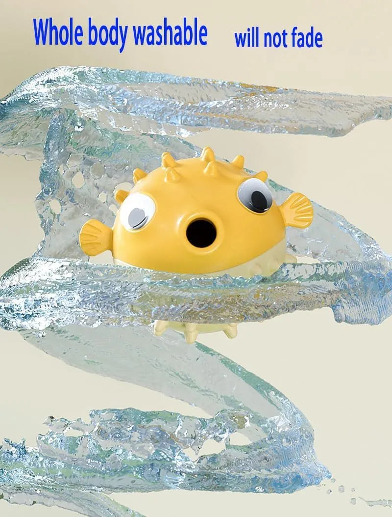 Green TPR fish-shaped dog toy with textured surface for treat dispensing and teeth cleaning