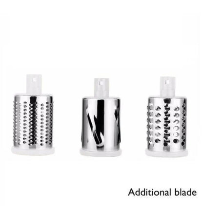 Multifunctional vegetable cutter with safety blade guard and multiple slicing options