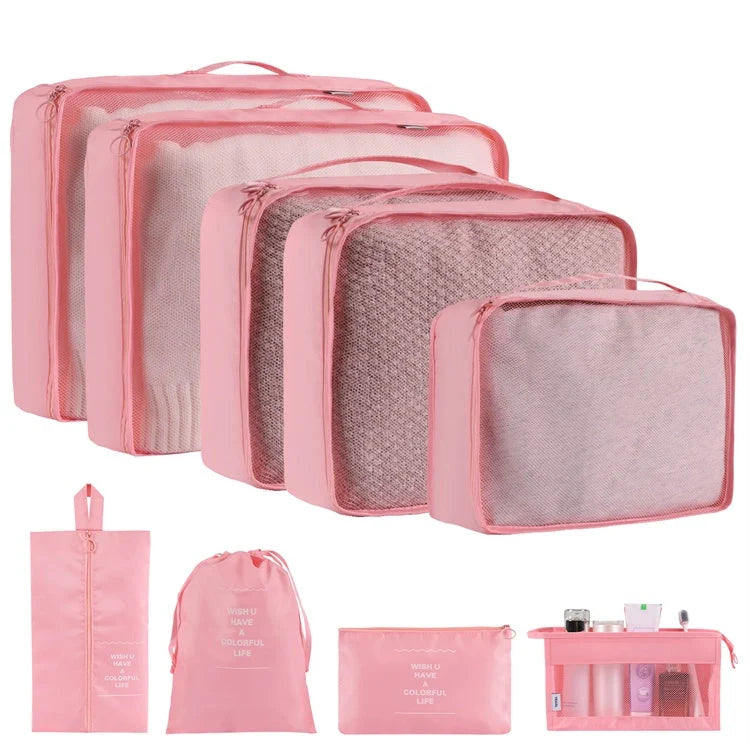 Home Fashion Simple Solid Colour Storage Bag Set in various colours