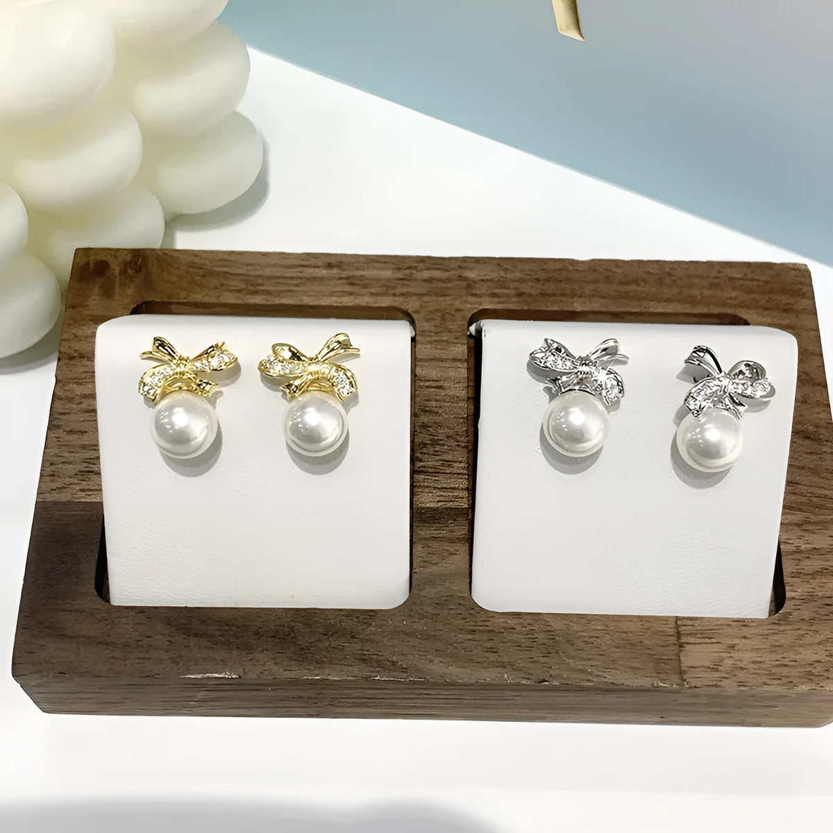 Silver Needle Premium Small Fragrance French Ear Nails in Gold and Silvery colours for jewellery making