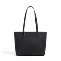 Genuine leather women's tote bag in retro square style with internal organiser pockets.