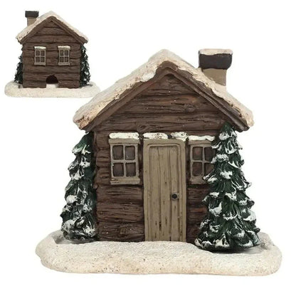 Rustic cottage-style incense burner with A-frame design, perfect for creating a cozy, fragrant atmosphere in your home