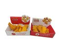 Creative simulation chicken wing drumstick eraser in roast wing colour, 4cm TPR writing correction tool