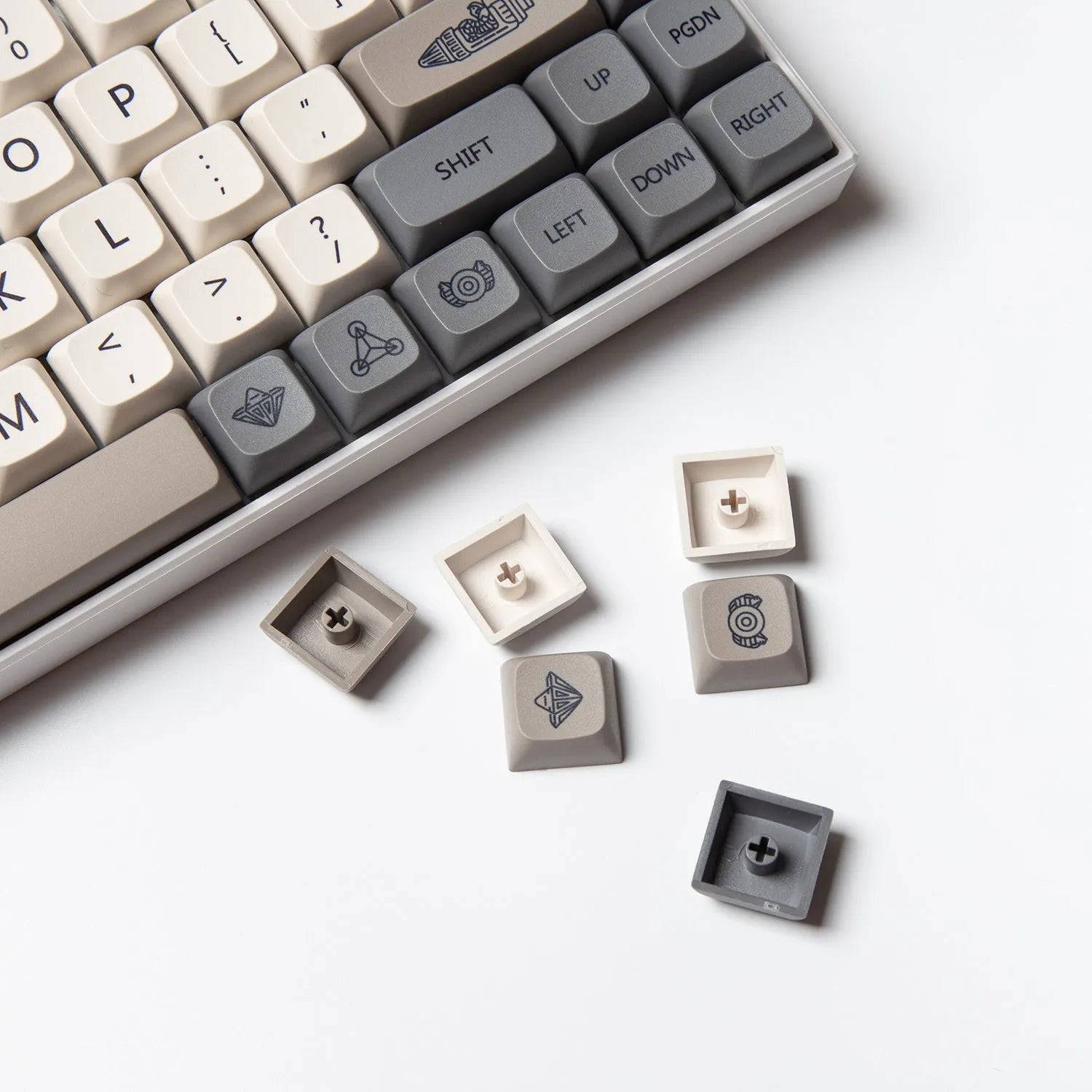 PBT XDA profile mechanical keyboard keycap set with 139 pieces including supplementary keys