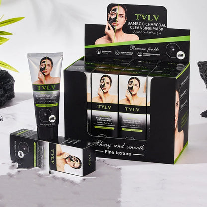 Bamboo Charcoal Cleaning Facial Mask for deep pore cleansing and skin detoxification