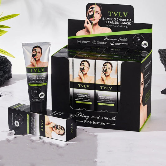 Bamboo Charcoal Cleaning Facial Mask for deep pore cleansing and skin detoxification