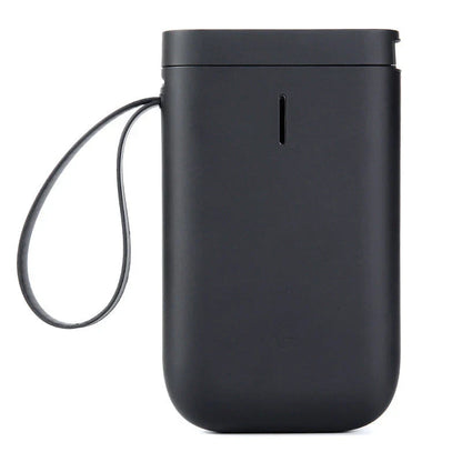 D11 Bluetooth-compatible Label Printer in various colours, showcasing compact design and label examples.