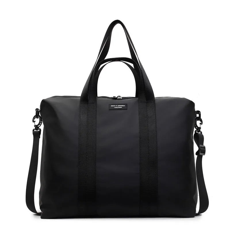 Lightweight Oxford cloth tote bag in black, grey or champagne with 20-35L capacity