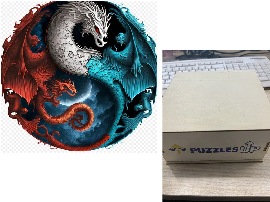 Animal Puzzle Puzzlesup A3 Size With The Box - Detailed wooden puzzle for creative minds