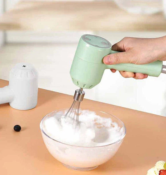 Wireless Electric Whisk - Cordless, Rechargeable Handheld Mixer for Effortless Baking and Food Preparation