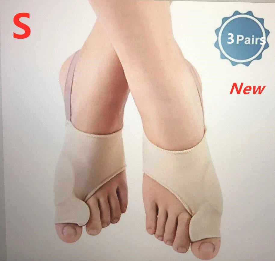 Corrective socks with gel toe separator for bunion pain relief and toe realignment