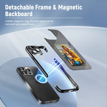 IPhone15 PRO PROMAX NFC Ink Screen Flip Phone Case with custom design