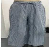 Stylish thick striped wide-leg pants in white, black, and blue options