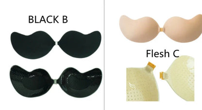 Deep V Invisible Bra with Mango Cup for seamless support under swimwear or dresses