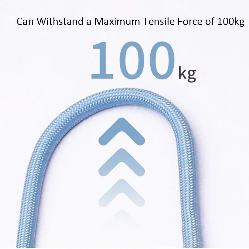Blue double dog leash with soft foam handle for walking two small dogs