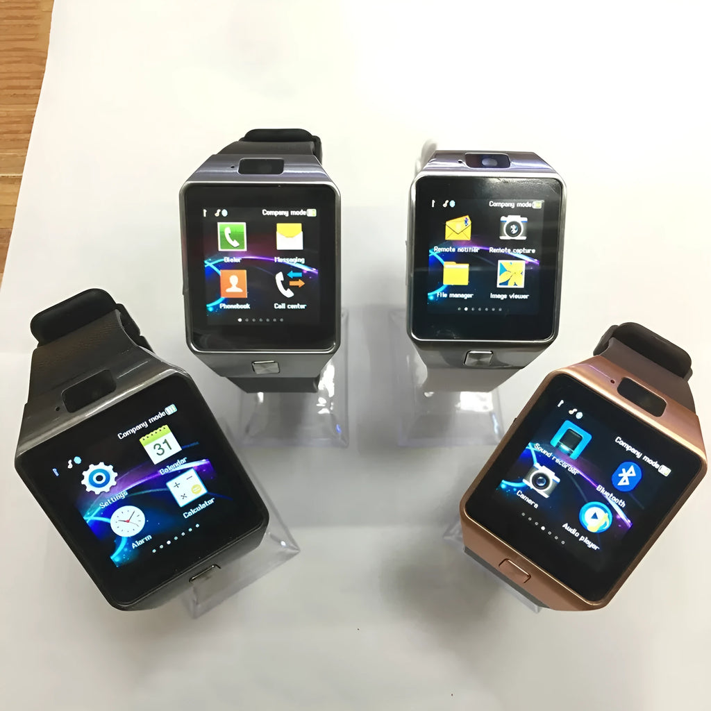 Bluetooth smart watch with 1.54-inch screen and sport silicone strap in multiple colours
