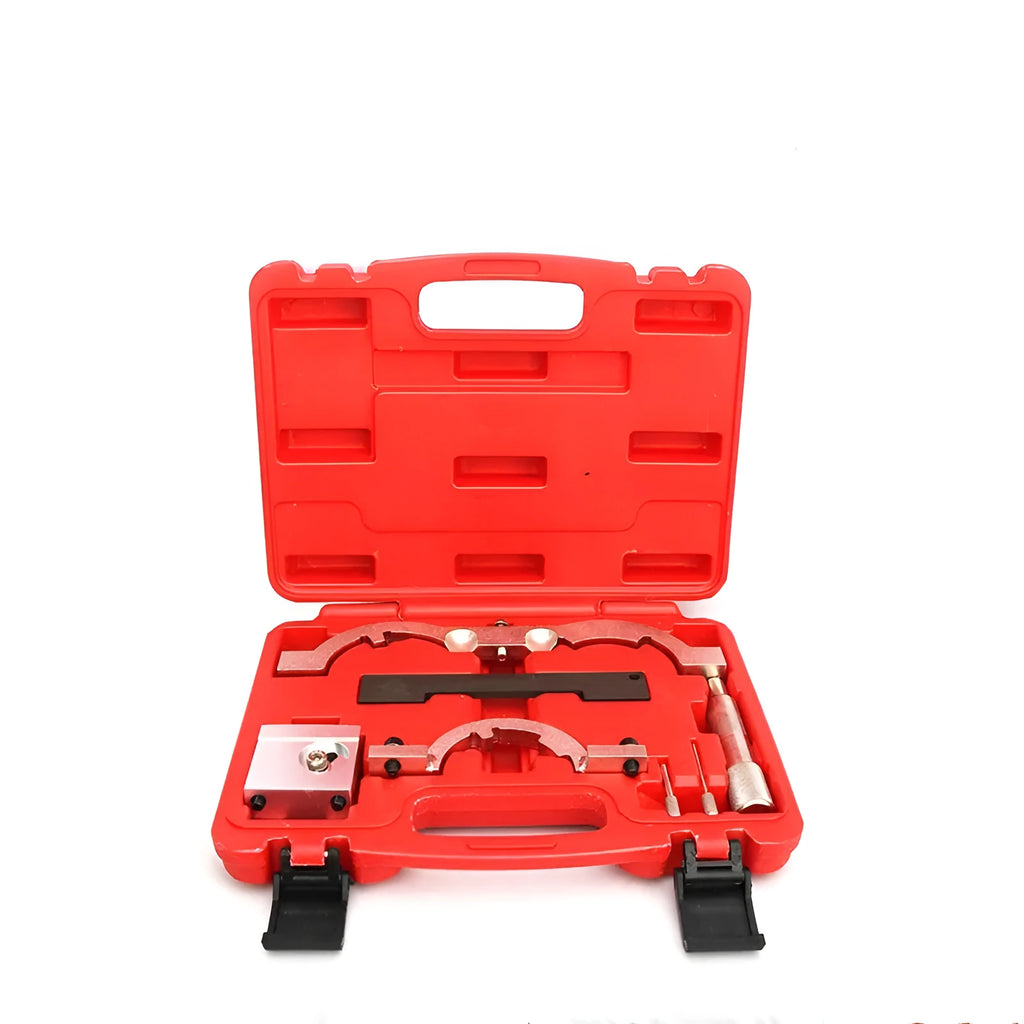 Red chrome-vanadium steel timing tool set for Opel 1.4T LUJ engine repair