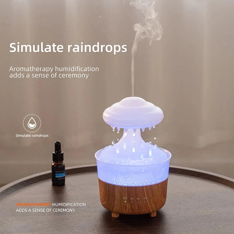 Calming Cloud Humidifier with Soothing Sounds, Color-Changing Lights, and Relaxing Atmosphere