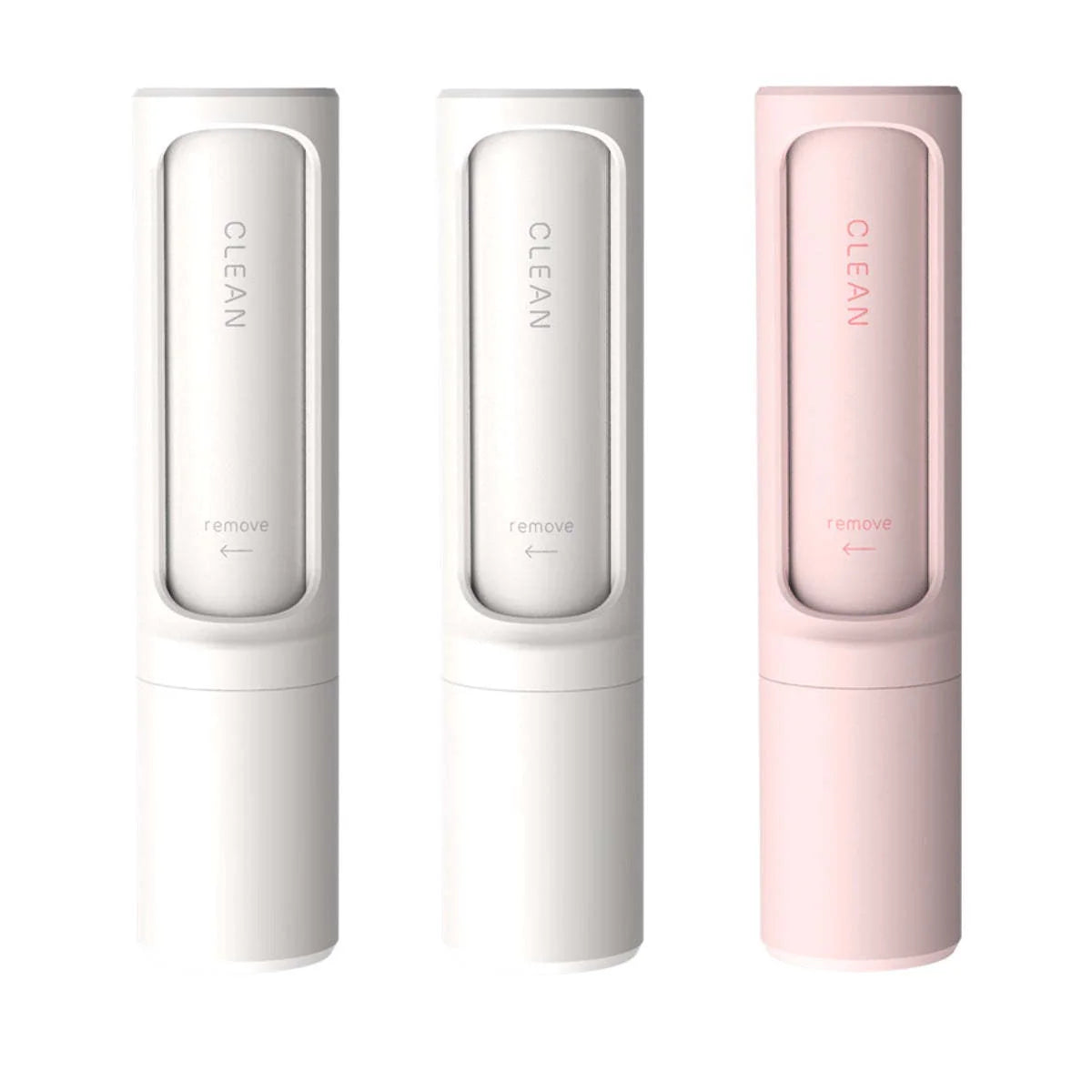 Rotating cylinder electrostatic hair remover brush in multiple colours